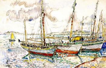Reproductions of Paul Signac paintings, Ile-aux-Moines Reproductions of Paul Signac paintings, Ile-aux-Moines